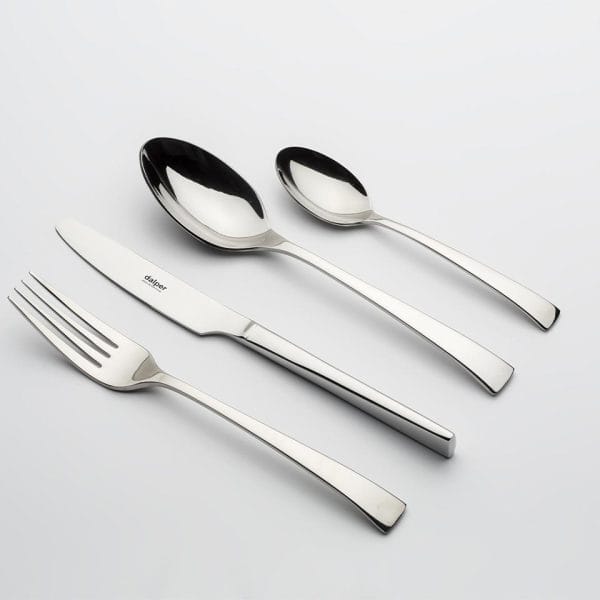 cuberteria dalper antracita brillo 24 piezas Cubertería Dalper Antracita brillo 24 piezas