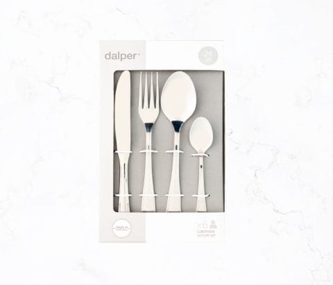 Cubiertos para carne - dalper perlino con chuletero