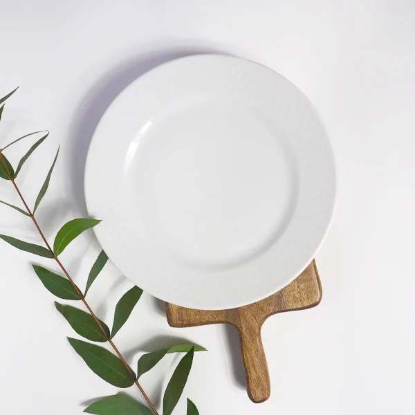 Plato llano Báltico Blanco Pontesa