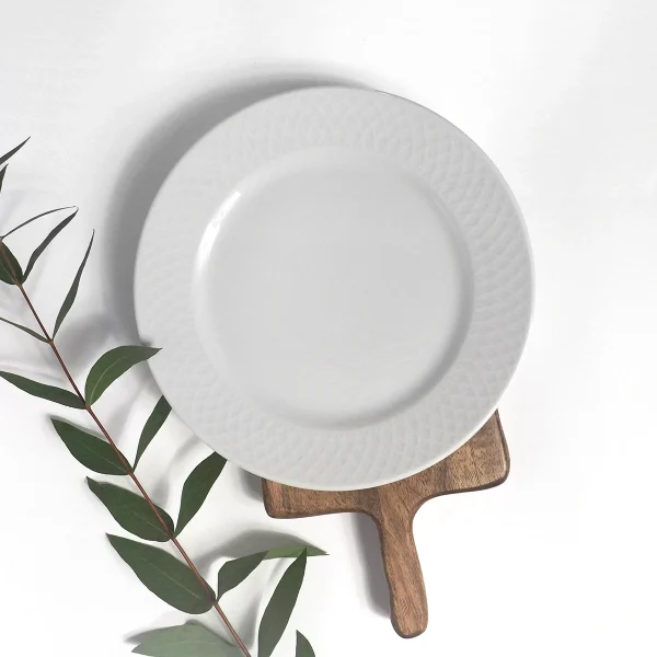 Plato llano Báltico Blanco Pontesa