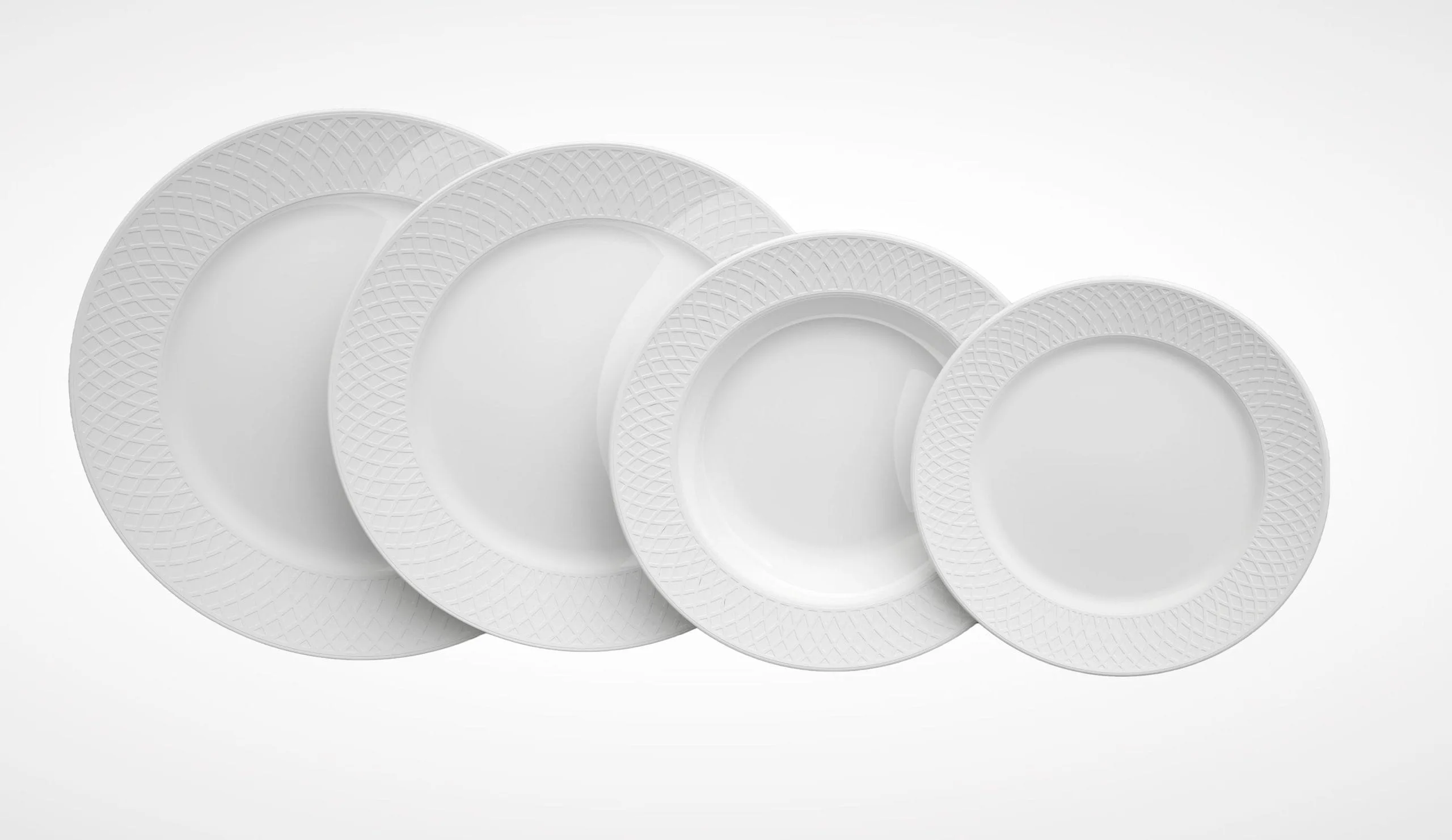 r vajilla baltico blanco pontesa varios platos scaled Tipos de platos de una vajilla