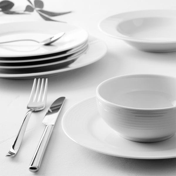 Vajillas de uso diario Bol Iria Blanco Pontesa